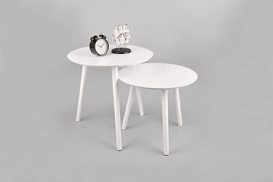 MIRRORS AND MORE Beistelltisch "Vilana" Set, 2 Stk. tlg. schlichte Farbgebu günstig online kaufen