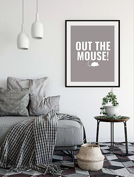 queence Bild "OUT THE MOUSE", Schriftzug, (1 St.) günstig online kaufen