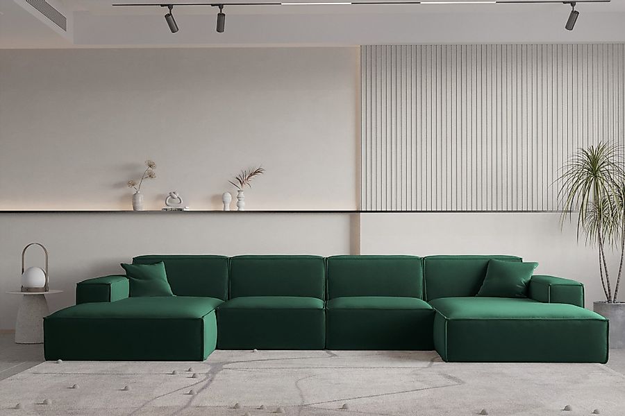 Fun Möbel Wohnlandschaft U-Form CELES PREMIUM, günstig online kaufen