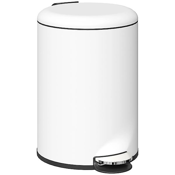 HOMCOM Mülleimer 20 L Treteimer mit Softclose-Deckel und Pedal Abfalleimer günstig online kaufen