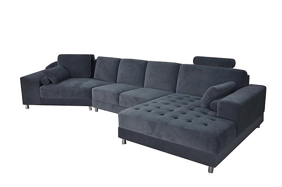 JVmoebel Ecksofa Eck Sofa USB Polster Ecke Wohn Zimmer Landschaft Designer günstig online kaufen