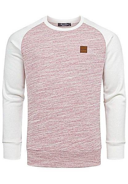 Amaci&Sons Sweatshirt ELGIN Pullover mit Rundhalsausschnitt Herren Basic Co günstig online kaufen