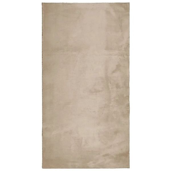 vidaXL Teppich HUARTE Kurzflor Weich und Waschbar Sandfarben 80x150 cm 3750 günstig online kaufen
