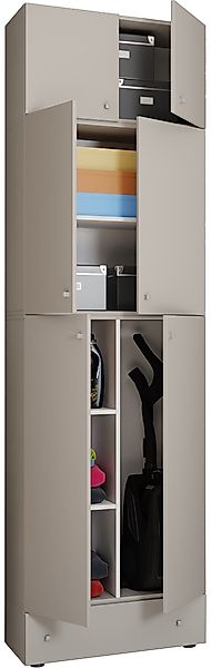 VCM Mehrzweckschrank Holz Besenschrank Staubsauger Putzschrank günstig online kaufen