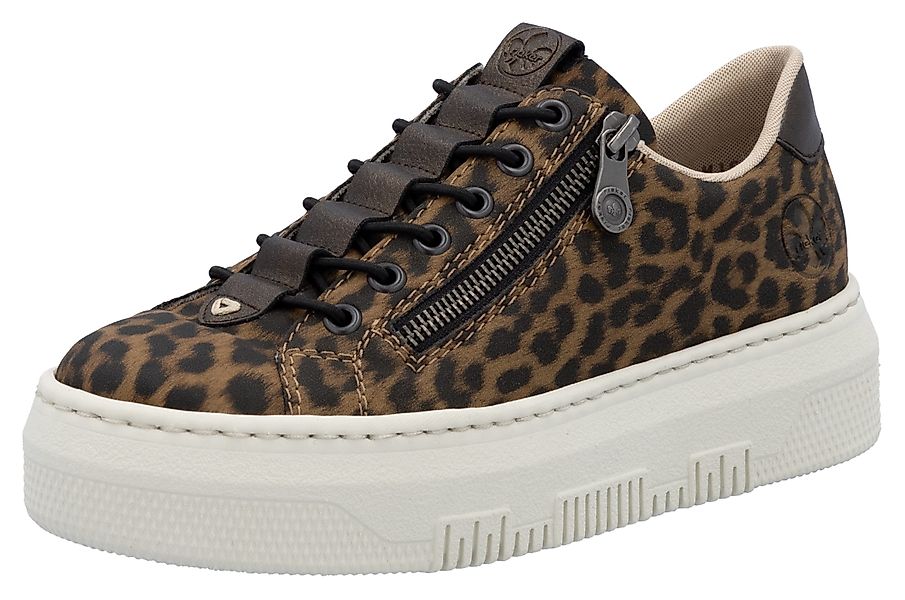 Rieker Plateausneaker, Sneaker, Slip-On Sneaker, Slipper mit Schaftrandpols günstig online kaufen