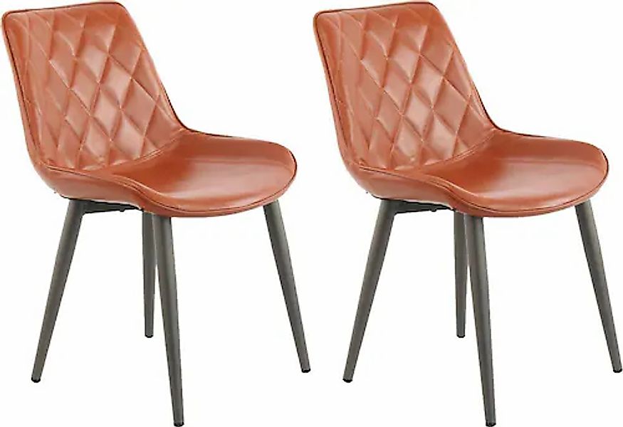 Kayoom Stuhl »Cecil 110« 2er-Set, Rückenlehne mit stilvollem Nahtmuster, ko günstig online kaufen