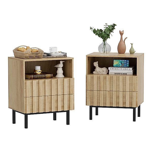 UEV Nachtschrank 2er set, Nachttisch mit günstig online kaufen