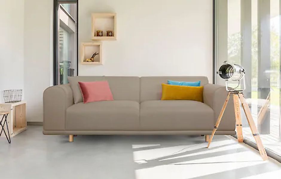 OTTO home 3-Sitzer »Maroon« in skandinavischem Design, mit losen Kissen günstig online kaufen