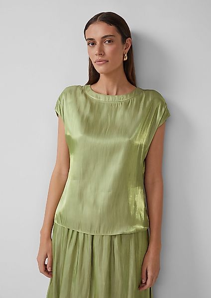 s.Oliver BLACK LABEL Blusentop Viskosebluse mit günstig online kaufen