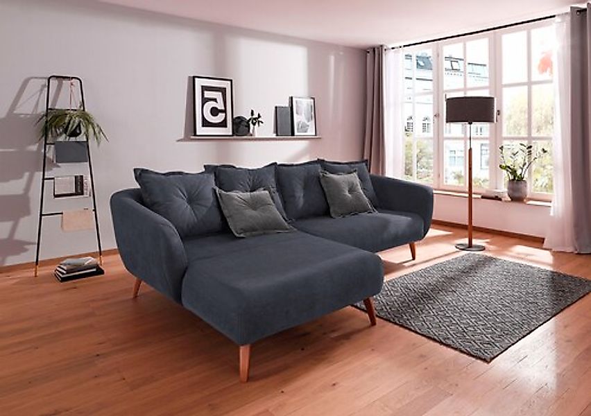 Home affaire Ecksofa »Baggio formschöne Polsterecke, bequem, Breite 277cm, günstig online kaufen
