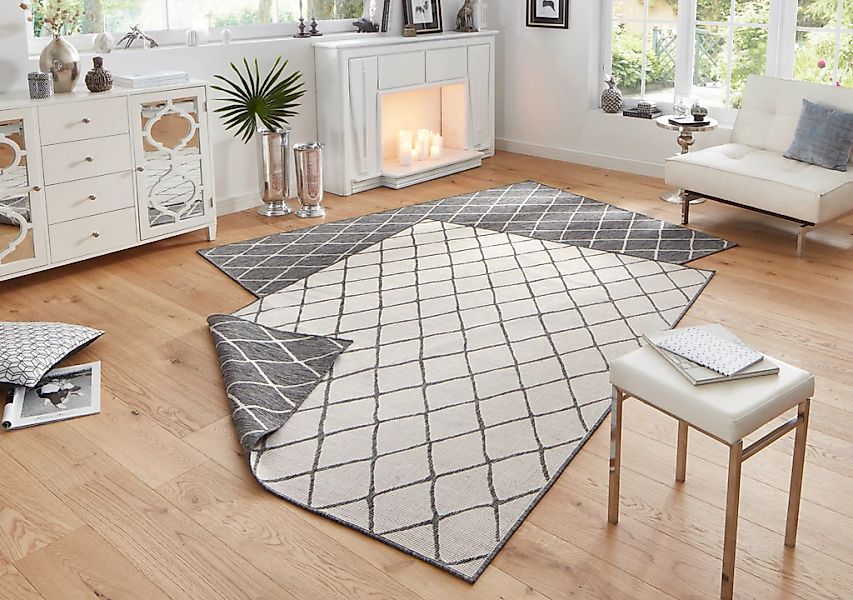 HANSE Home Teppich "Malaga Wendeteppich" rechteckig 5 mm Höhe In-& Outdoor, günstig online kaufen