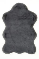 my home Fellteppich "Lugano" fellförmig 30 mm Höhe Kunstfell, Uni Farben, w günstig online kaufen