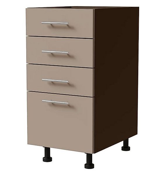 Feldmann-Wohnen Unterschrank Brerra (D4/40, 4 Schubladen - REJS Comfort Box günstig online kaufen