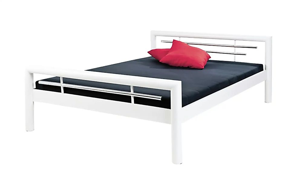 Metallbett  Slapton ¦ weiß ¦ Maße (cm): B: 151 H: 75 Betten > Bettgestelle günstig online kaufen