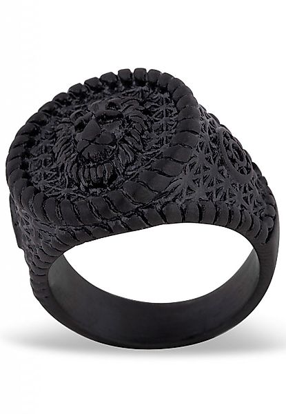 Akitsune Siegelring Imperator Ring Mattschwarz EU günstig online kaufen