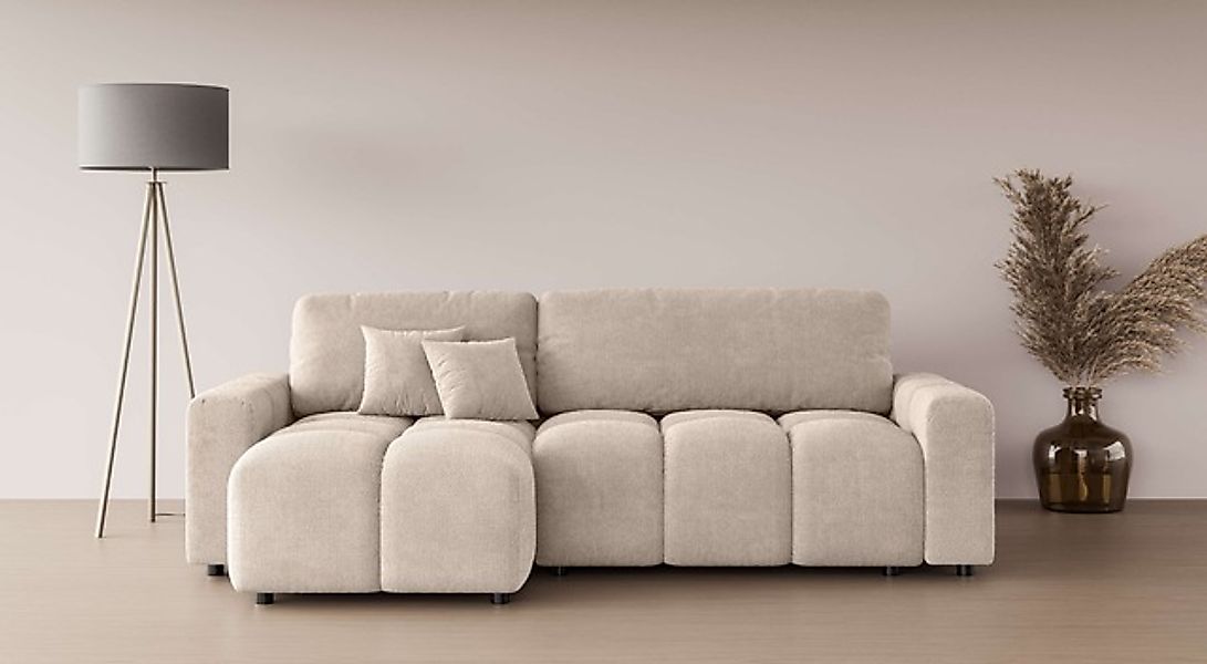INOSIGN Ecksofa »FELICI, Schlafsofa 233cm, L-Form mit Recamiere beidseitig günstig online kaufen