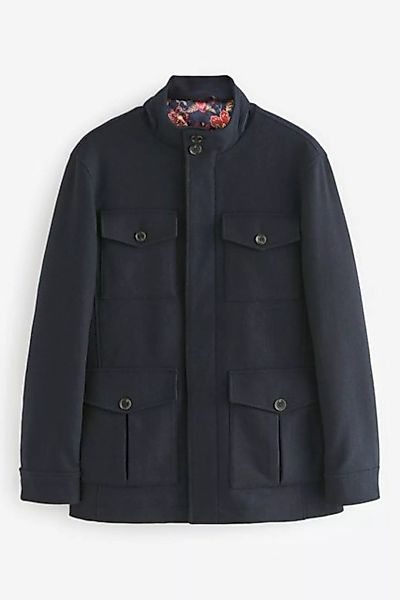 Next Kurzmantel Mantel mit vier Taschen und Trichterkragen (1-tlg) günstig online kaufen
