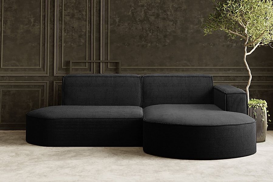 Kaiser Möbel Ecksofa Designer MODENA STUDIO L stoff Cord, Verita,Boucle, Ec günstig online kaufen
