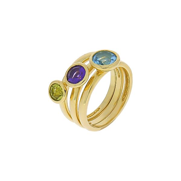 Zeeme Fingerring Silber 925 vergoldet mit günstig online kaufen