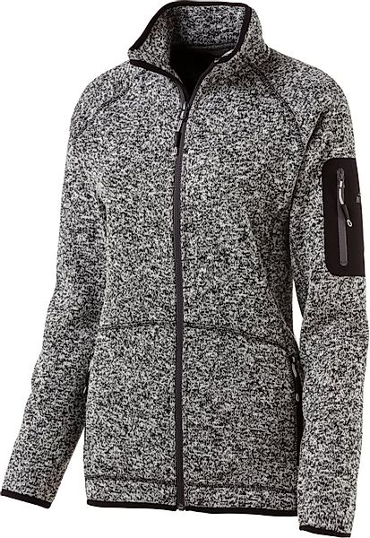 McKINLEY Fleecejacke Skeena wms Damen-Strickfleece-Jacke melange/schwarz günstig online kaufen