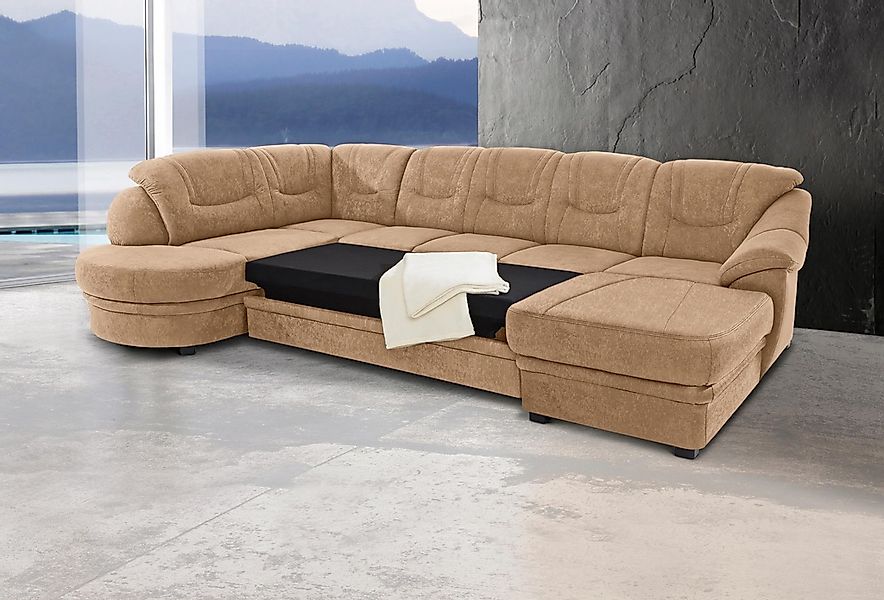 sit&more Wohnlandschaft »Savoni U-Form« wahlweise mit Bettfunktion günstig online kaufen