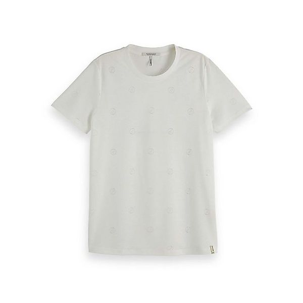 Maison Scotch T-Shirt Maison Scotch Damen T-Shirt Burn-Out Pattern 157433 günstig online kaufen