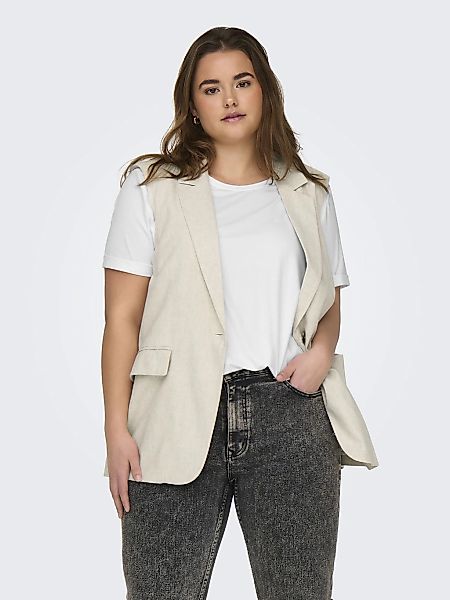 ONLY CARMAKOMA Kurzarmshirt "CARMOSTER S/S FOLD UP TOP JRS NOOS" Materialmi günstig online kaufen