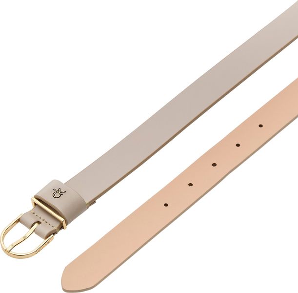 Calvin Klein Ledergürtel "CK METAL LOOP ROUND BUCKLE 25MM" Größenverstellba günstig online kaufen