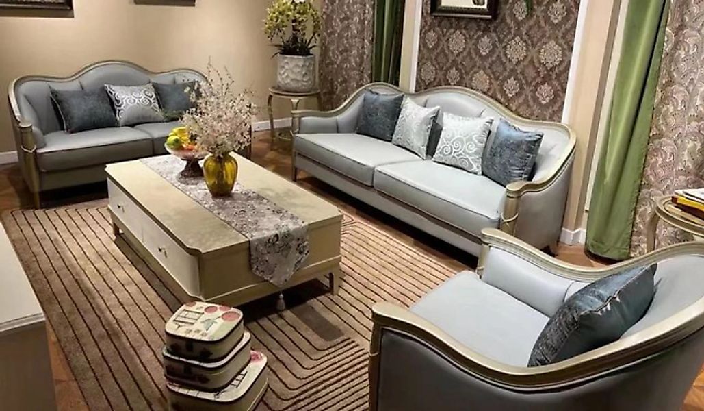 JVmoebel Sofa Sofagarnitur 3+2+1 Sitz Set Design Couch Sofa, Made in Europe günstig online kaufen