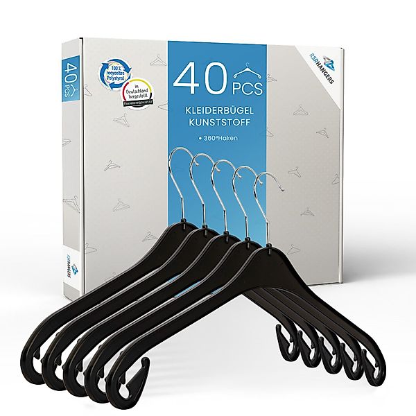 RSR Hangers Kleiderbügel NA 43 Schwarz günstig online kaufen