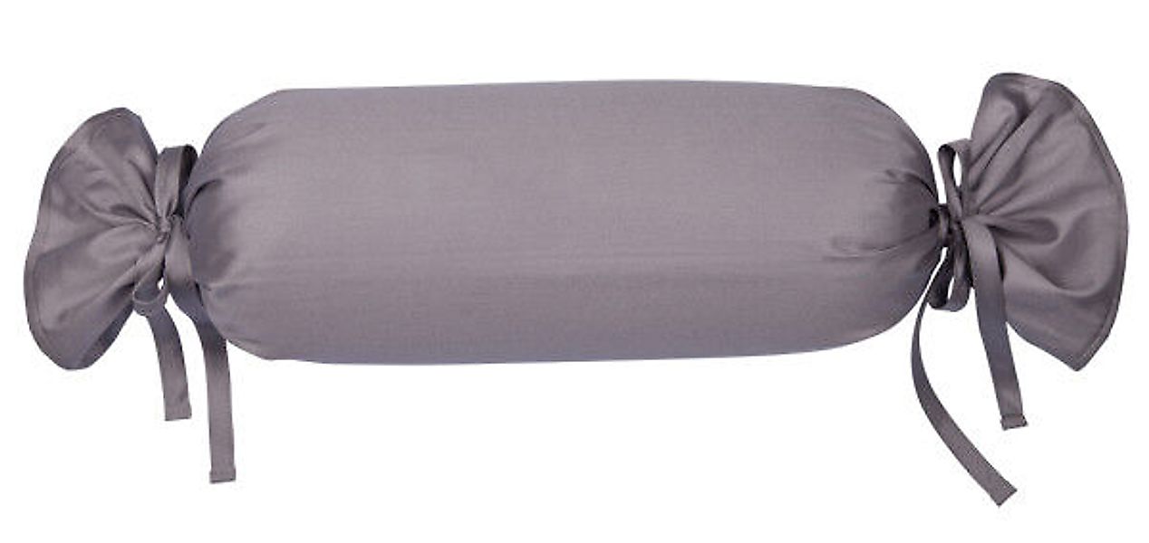 Janine Janine Mako-Satin Bettwäsche Colors 31001 graphit Größe:  15x40 cm günstig online kaufen