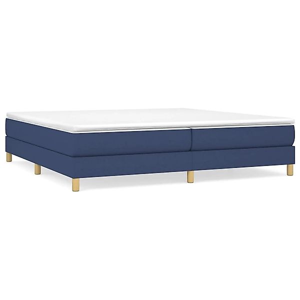 vidaXL Boxspringbett Blau 200x200 cm Stoff1370881 günstig online kaufen