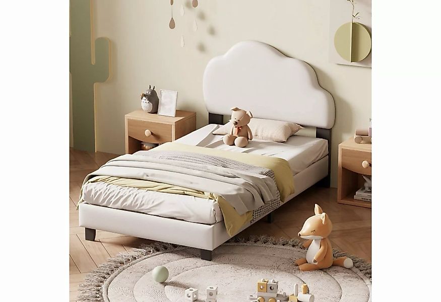 OKWISH Kinderbett Stauraumbett Bett Polsterbett Gästebett (90*200cm, mit La günstig online kaufen