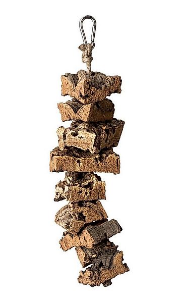 Kork-Deko.de Vogelspielplatz Knabberkette für kleine Käfige aus Naturkorkri günstig online kaufen