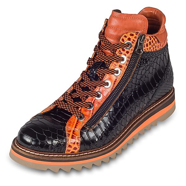 Lorenzi Lorenzi Sneaker-Stiefel Herren schwarz/orange - günstig online kaufen