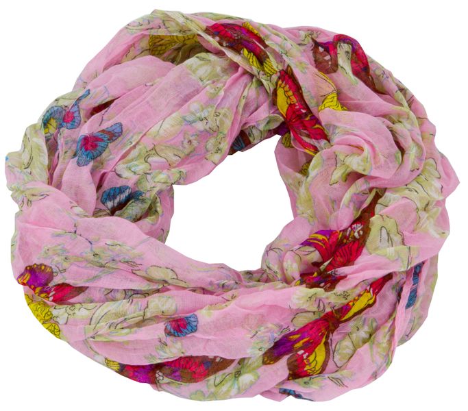 AvaMia Modeschal 3999-Butterfly Loop Schal Schlauchschal günstig online kaufen
