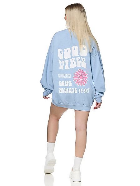 Worldclassca Longsweatshirt Worldclassca Oversized Sweatshirt GOOD VIBES Pr günstig online kaufen
