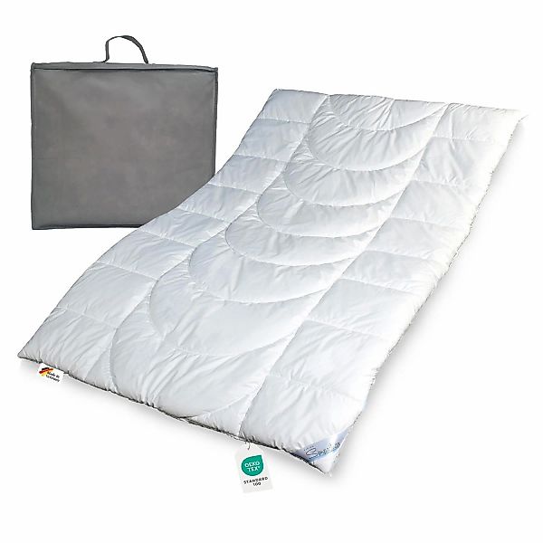 Warme Allergiker Winter Bettdecke Duo Steppbett Klimafaser 135x200 60° günstig online kaufen