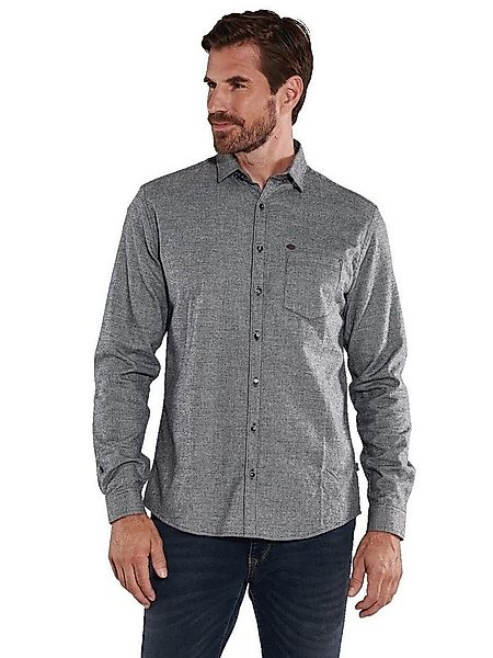 Engbers Langarmhemd engbers Herren Langarm-Hemd regular, Anthrazit günstig online kaufen