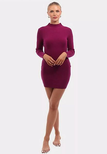 YC Fashion & Style Longpullover Basic Pullover aus Rippstrick (1-tlg) in Un günstig online kaufen