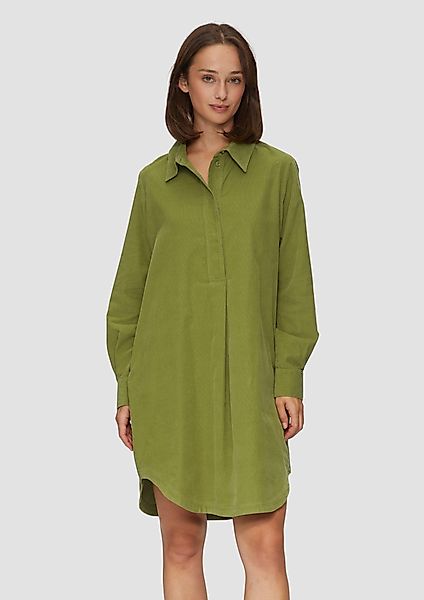s.Oliver Minikleid Hemdblusenkleid aus Feincord mit günstig online kaufen