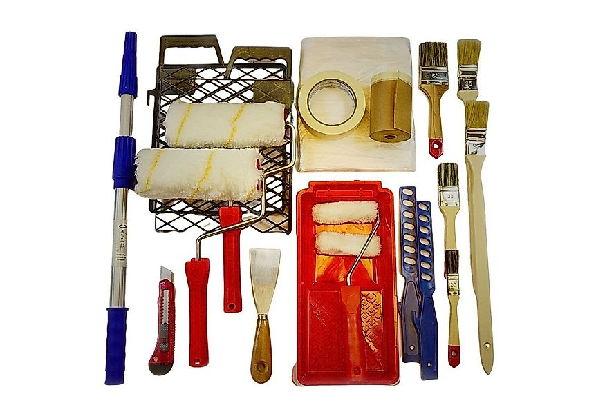 ROTIX Farbroller ROTIX Farbroller-Set 20-teilig für Anstrich von Wand und D günstig online kaufen