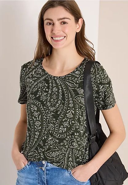 CECIL T-Shirt mit Rundhals und Minimal Print günstig online kaufen