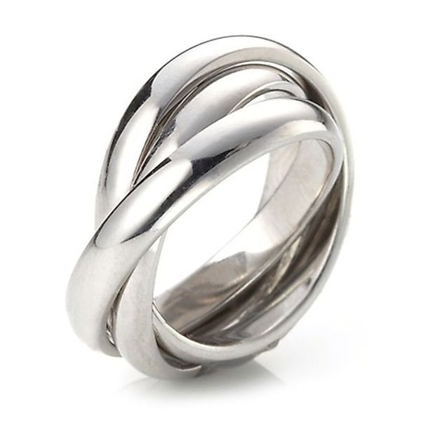 Vivance Fingerring 3 in 1 Edelstahl günstig online kaufen