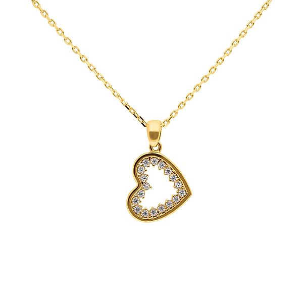 Suzan Gold Kette mit Anhänger 375er günstig online kaufen