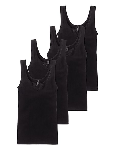 Schiesser Trägertop Cotton Essentials (4-tlg) träger-top günstig online kaufen