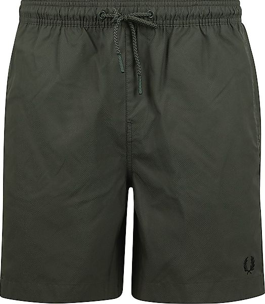 Fred Perry Badeshorts Dunkelgrün - Größe M günstig online kaufen