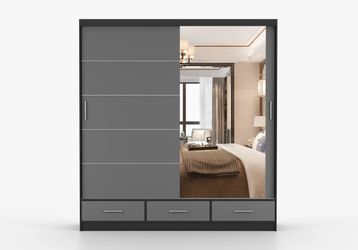 imoebel24 Schwebetürenschrank FLORENCE 203 cm - günstig online kaufen