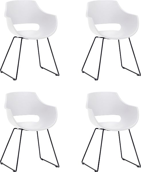 MCA furniture Schalenstuhl "Rockville" (Set) 4 Stk.4er-Set, Kufe, Kunststof günstig online kaufen
