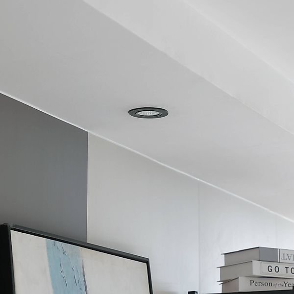Arcchio LED-Downlight Zarik schwarz, 3.000K günstig online kaufen